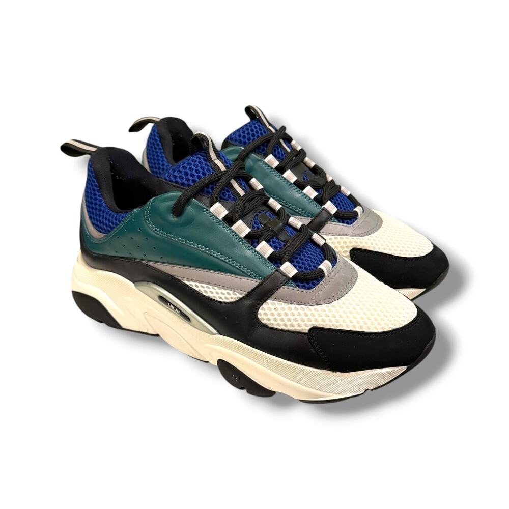 Dior B22 White Deep Green Sneakers Worn Once | Size 44EU(11US)
